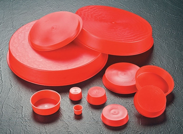 T-8 Red Tapered Cap / Plug LDPE