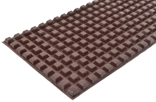 BS-03 BROWN Adhesive Back Bumper - Square