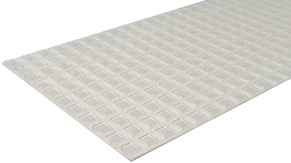BS-20 CLEAR Adhesive Back Bumper - Square