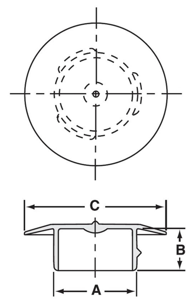 PIP-1 7/16 Push-In Plugs LDPE