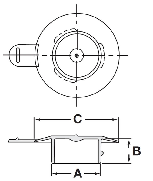 PIP-3/8-TAB Push-In Plugs with Tab LDPE