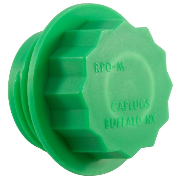 RPO-M22X1.5 THREADED PLUG ISO 22 x 1.5 GREEN