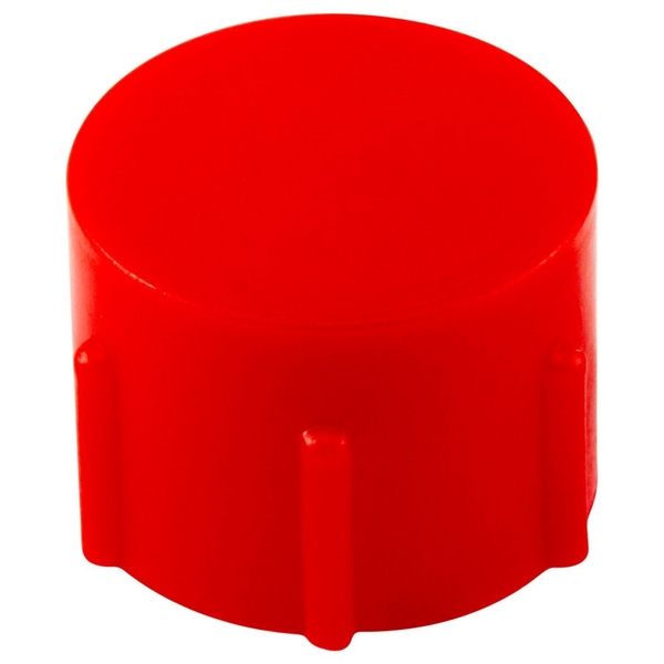 SC-159 Sleeve Caps Red LDPE w/external ribs