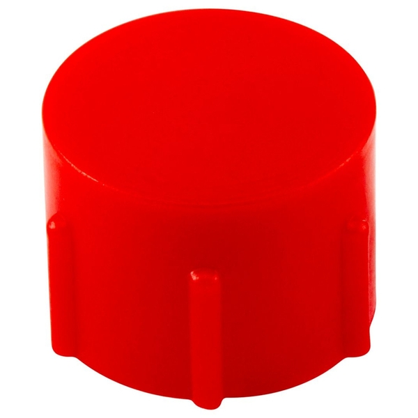 SC-161 Sleeve Caps Red LDPE w/external ribs