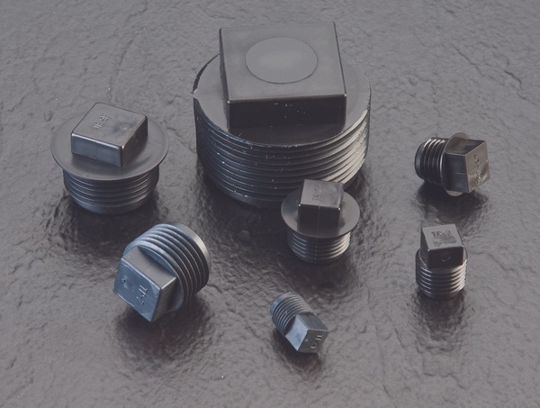 TPN-1-F NPT THREADED PLUG, SQUARE HEAD w/FLANGE