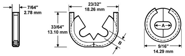 8F APPROX CORD OD: .125 X .210"