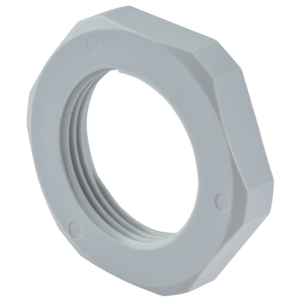 NN-09-GY 3/8" NPT Locking Nuts Gray Nylon