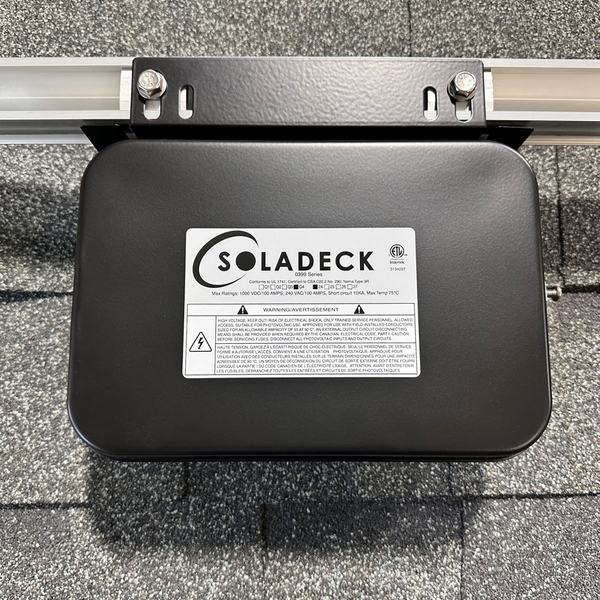 0399 SolaDeck Universal Rail Mount Junction Box