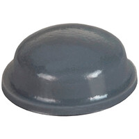 BS-02 GRAY Adhesive Back Bumper - Hemispherical