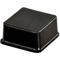 BS-04 BLACK Adhesive Back Bumper - Square