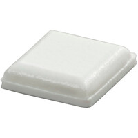 BS-20 WHITE Adhesive Back Bumper - Square