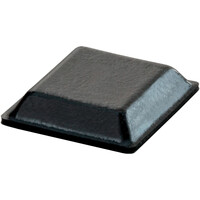 BS-32 BLACK Adhesive Back Bumper - Square