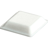 BS-32 WHITE Adhesive Back Bumper - Square