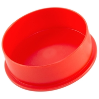 EC-44 2-3/4" RED POLY CAP