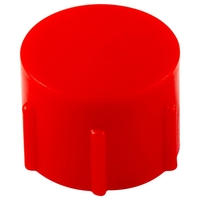 Sleeve Caps Red LDPE w/external ribs