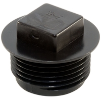 TPN-9-F NPT THREADED PLUG, SQUARE HEAD w/FLANGE