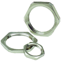 Nickel-Plated Brass Locknuts