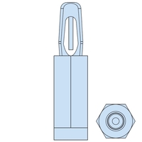 Nylon PCB Supports - Screw and Lock HTCBS (Black) Nylon PCB Supports - Screw and Lock HTCBS (Black)