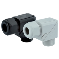 Nylon Dome Top Fittings - 90 Degree Snap Elbow
