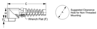EF11AA-BK Flex Top Black Nylon PG11 Elbow Fitting