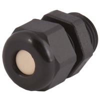 Dome Top Black Nylon 3/8 NPT Multi-Hole