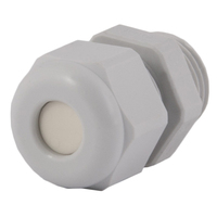 Dome Top Gray Nylon 3/8 NPT Multi-Hole