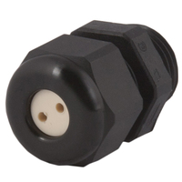 Dome Top Black Nylon 3/8 NPT Multi-Hole