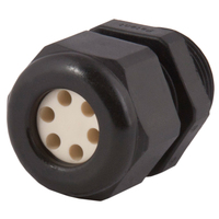 Dome Top Black Nylon 1/2 NPT Multi-Hole
