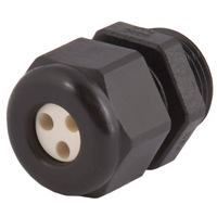 Dome Top Black Nylon 1/2 NPT-E  Multi-Hole