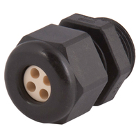 Dome Top Black Nylon 1/2 NPT-E  Multi-Hole