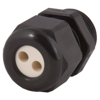 Dome Top Black Nylon 1/2 NPT-E  Multi-Hole