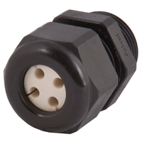 Dome Top Black Nylon 1/2 NPT-E  Multi-Hole