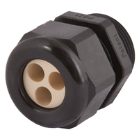 Dome Top Black Nylon 3/4 NPT Multi-Hole