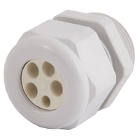 Dome Top Gray Nylon 3/4 NPT Multi-Hole