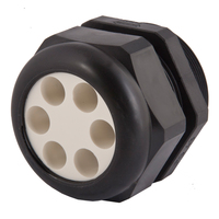 Dome Top Black Nylon 1 NPT Multi-Hole
