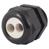 Dome Top Black Nylon 1 NPT Multi-Hole
