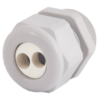Dome Top Gray Nylon 1 NPT Multi-Hole