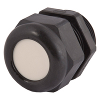 Dome Top Black Nylon 1-1/4 NPT Multi-Hole