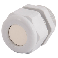 Dome Top Gray Nylon 1 1/4 NPT Multi-Hole