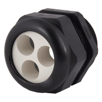 Dome Top Black Nylon 3/4 NPT Multi-Hole