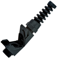 EF25MA-BK Flex Top Black Nylon M25 Elbow Fitting