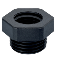 Reducer Black Nylon 1" NPT to 1/2" NPT