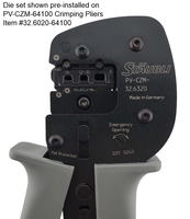 32.6021-63100 PV-ES-CZM-63100 - MC4 Crimp Insert Die Set